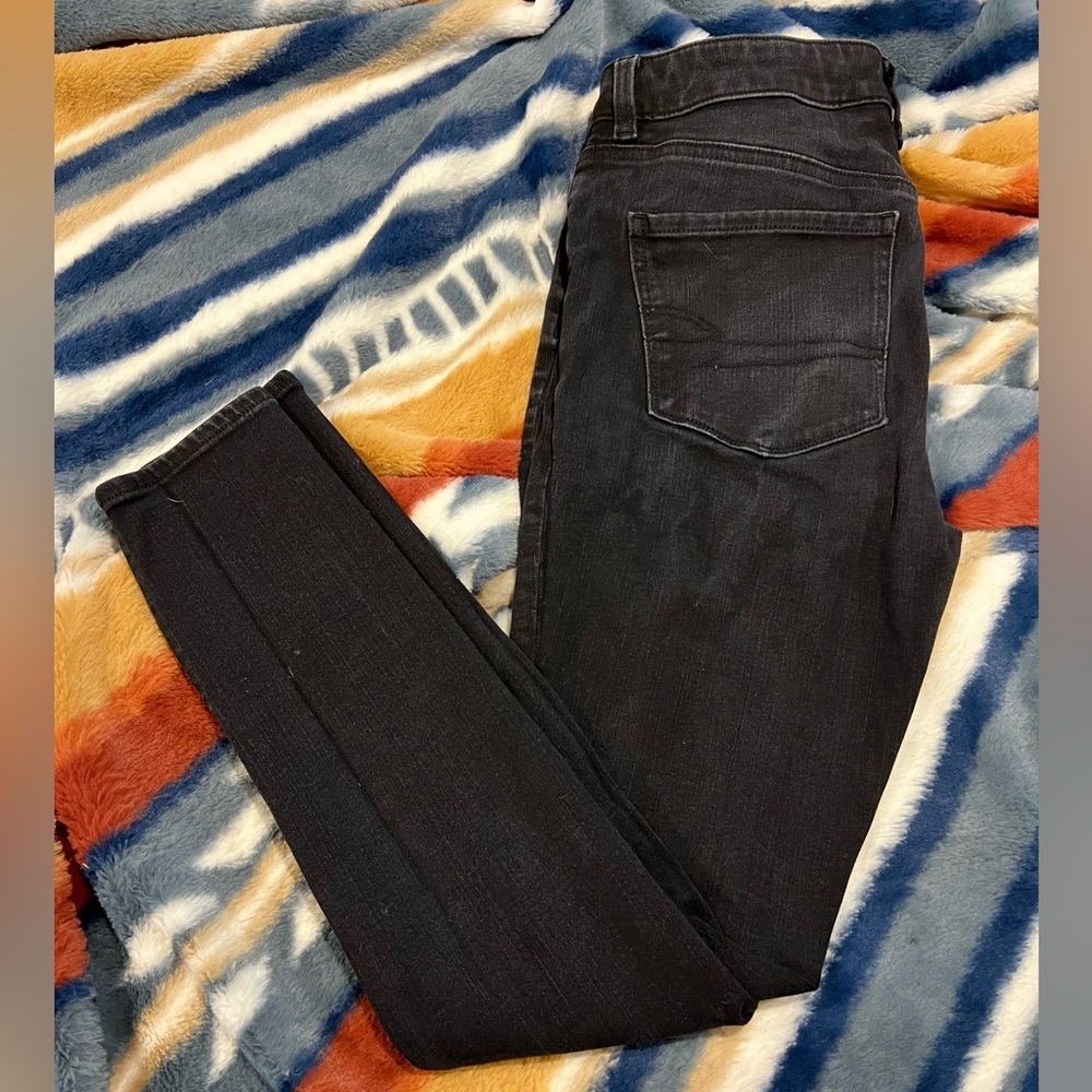 American Eagle Outfitters Dream Stretch Black  High Rise Jeggings